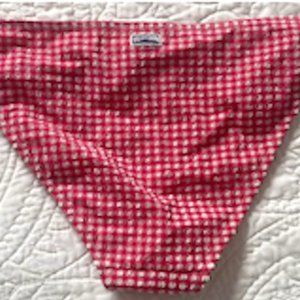VILEBREQUIN BIKINI BOTTOM CHECKERED PINK & WHITE- WOMEN - US 38